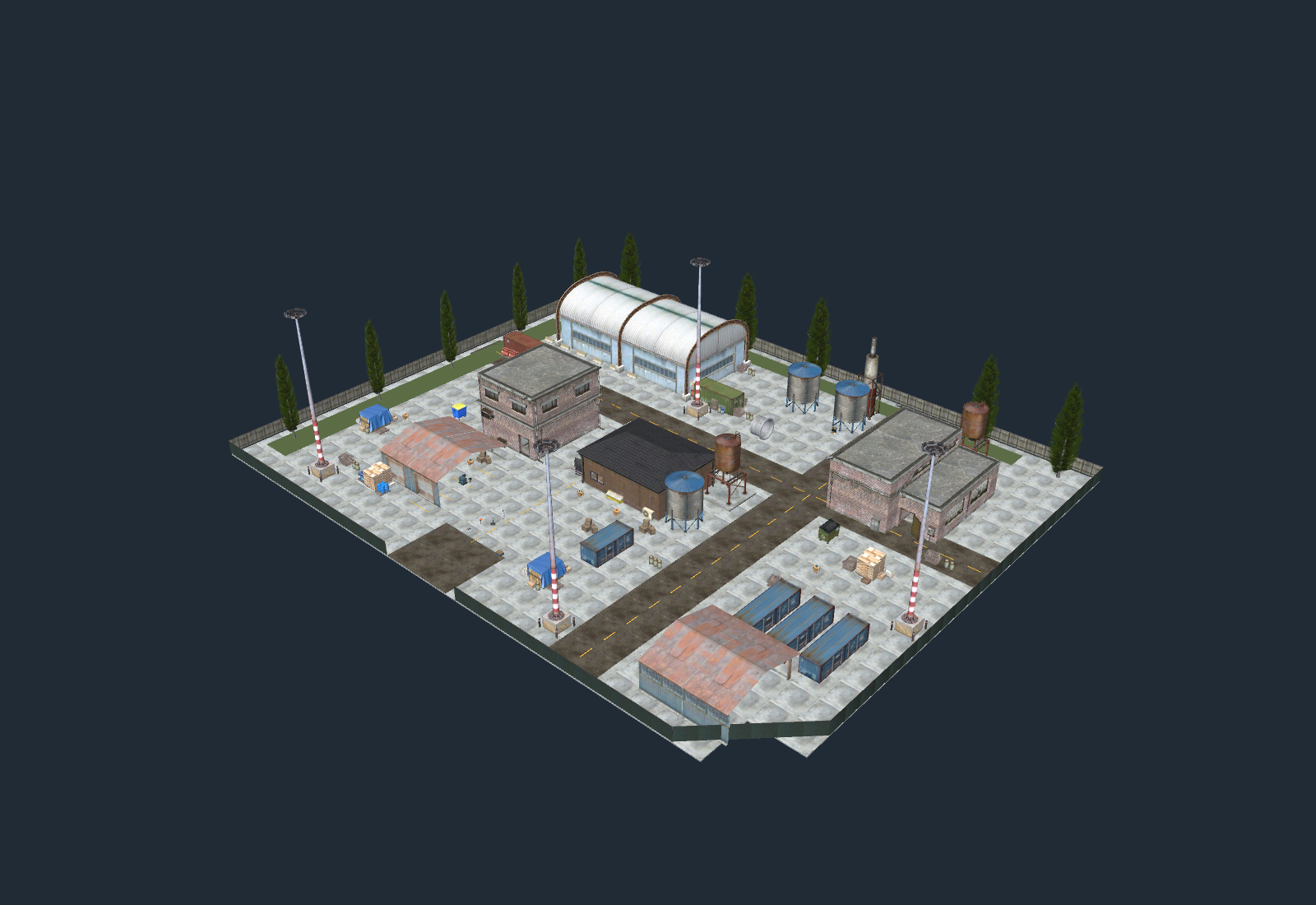 Figure 8. Four heterogeneous robots collaborate on a sequence of subtasks in the factory to manufacture a valve-pipe assembly.